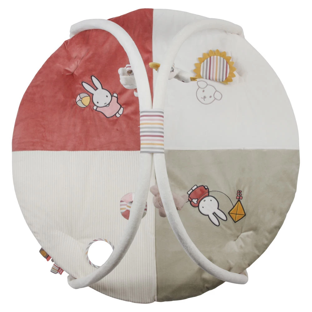 TiAmo Nijntje Speelkleed M/boog Fluffy Pink 4 TiAmo Nijntje Speelkleed M/boog Fluffy Pink - Afbeelding 2