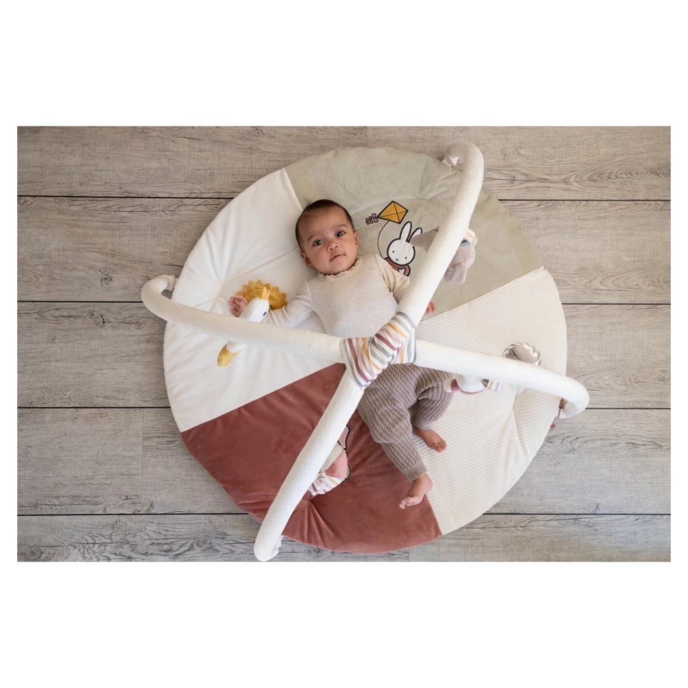 TiAmo Nijntje Speelkleed M/boog Fluffy Pink 5 TiAmo Nijntje Speelkleed M/boog Fluffy Pink - Afbeelding 3