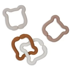 Jollein Speelgoed Ringen Silicone 20x7x1cm Teddy Bear -Babyproducten Verkoop image 33287