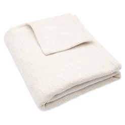 Jollein Ledikantdeken Grain Knit Oatmeal Velvet 100x150cm -Babyproducten Verkoop image 33340