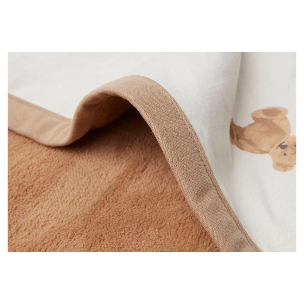 Jollein Wiegdeken 75x100cm Teddy Bear 4 Jollein Wiegdeken 75x100cm Teddy Bear - Afbeelding 2