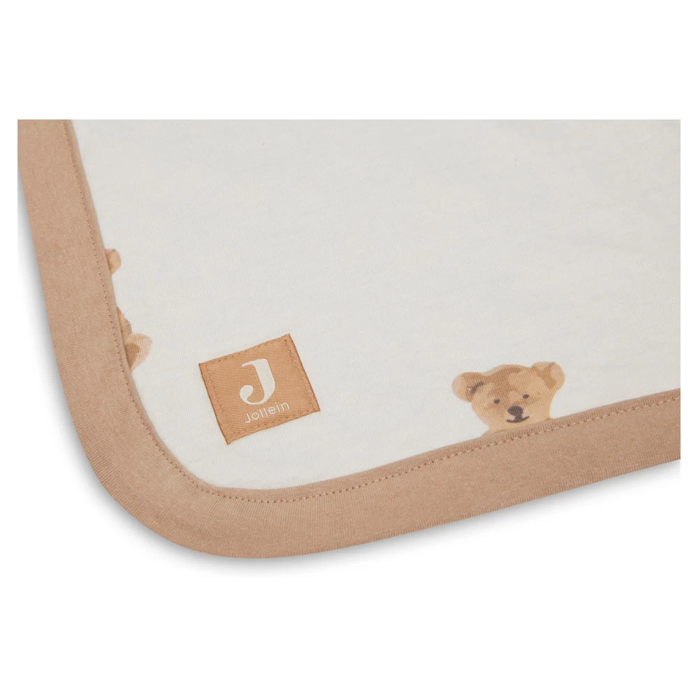 Jollein Wiegdeken 75x100cm Teddy Bear 6 Jollein Wiegdeken 75x100cm Teddy Bear - Afbeelding 4