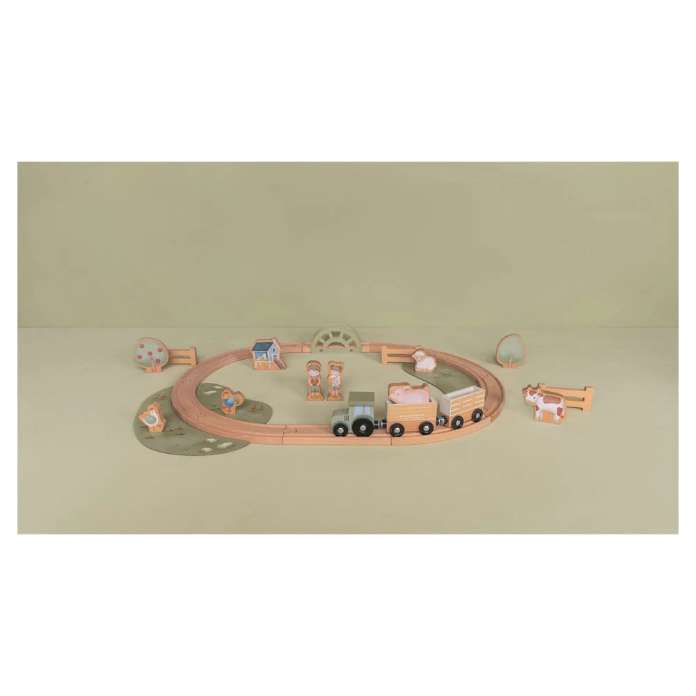Little Dutch Treinset Little Farm FSC 7 Little Dutch Treinset Little Farm FSC - Afbeelding 5