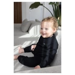 Feetje Wafel Pyjama Family Edition Fancy Black -Babyproducten Verkoop image 34647