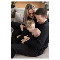 Feetje Wafel Pyjama Family Edition Fancy Black -Babyproducten Verkoop image 34649