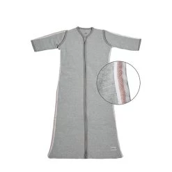 Meyco Winterslaapzak Basic Deluxe Grijs/Roze 110 Cm