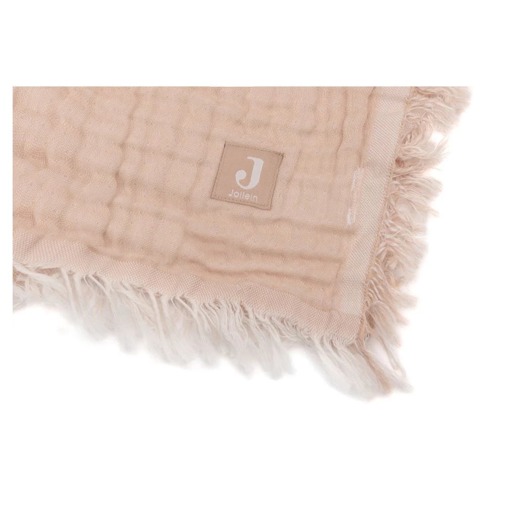 Jollein Wiegdeken 75x100 Cm Fringe Moonstone 6 Jollein Wiegdeken 75x100 Cm Fringe Moonstone - Afbeelding 4