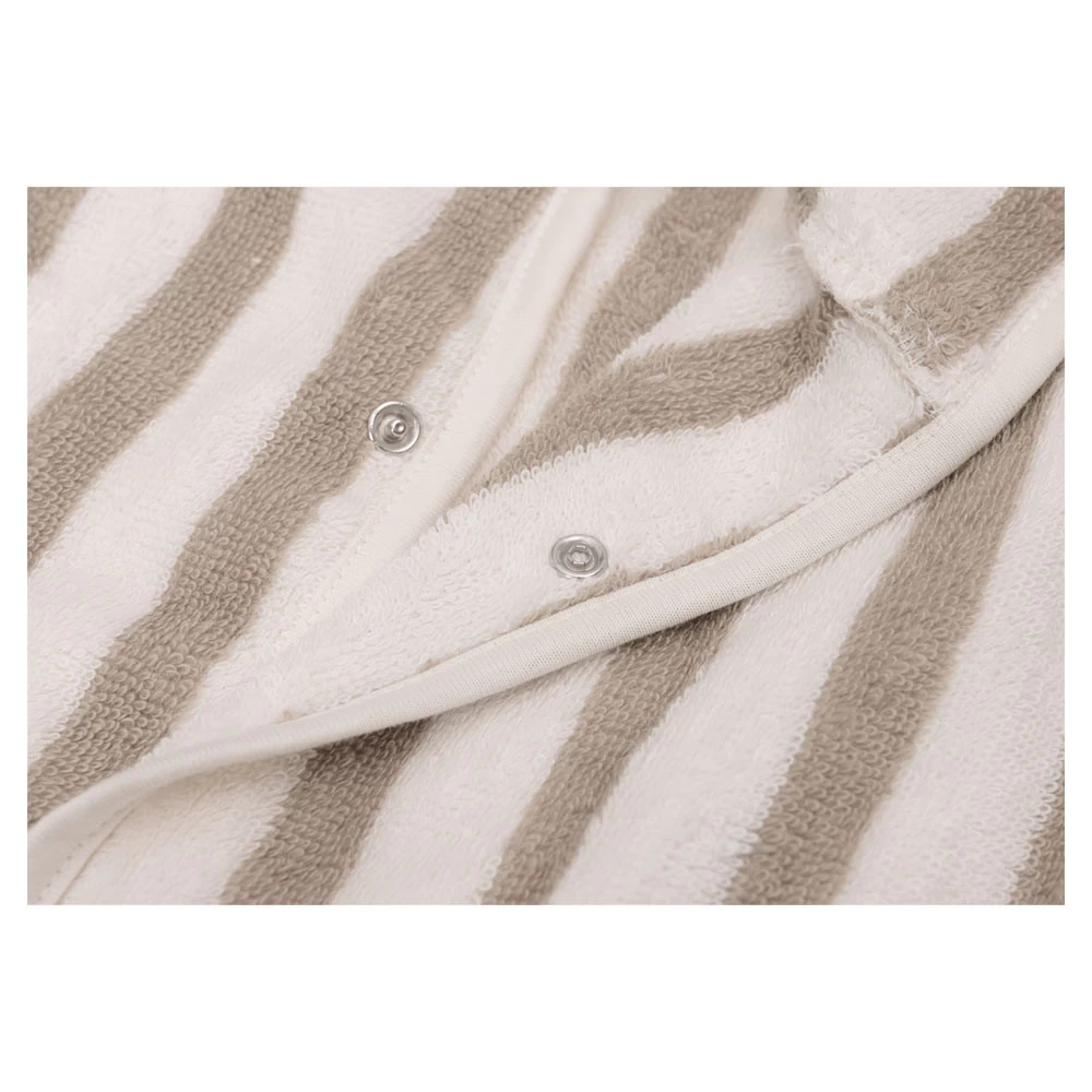 Jollein Badjas 1 - 2 Jaar Stripe Terry Olive Green 4 Jollein Badjas 1 - 2 Jaar Stripe Terry Olive Green - Afbeelding 2