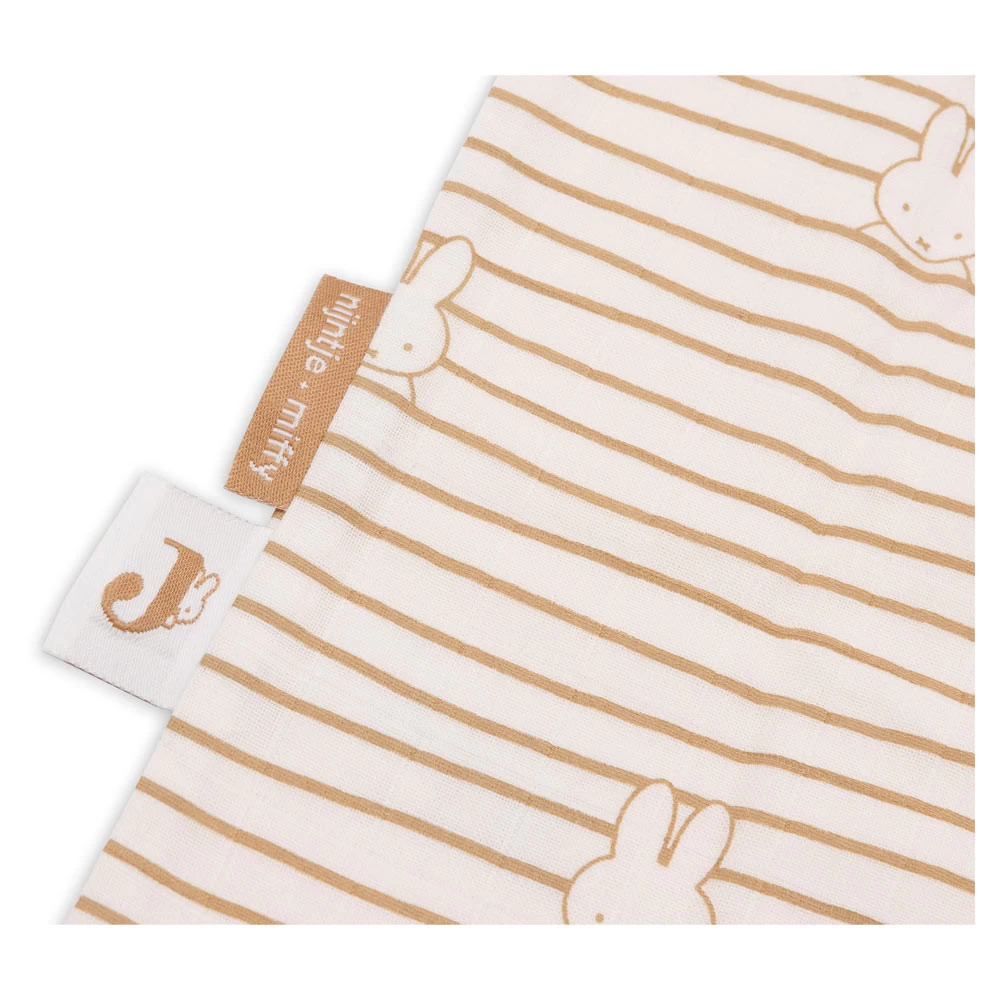 Jollein Hydrofiel Slaapzak 90 Cm Nijntje Stripe Biscuit 4 Jollein Hydrofiel Slaapzak 90 Cm Nijntje Stripe Biscuit - Afbeelding 2