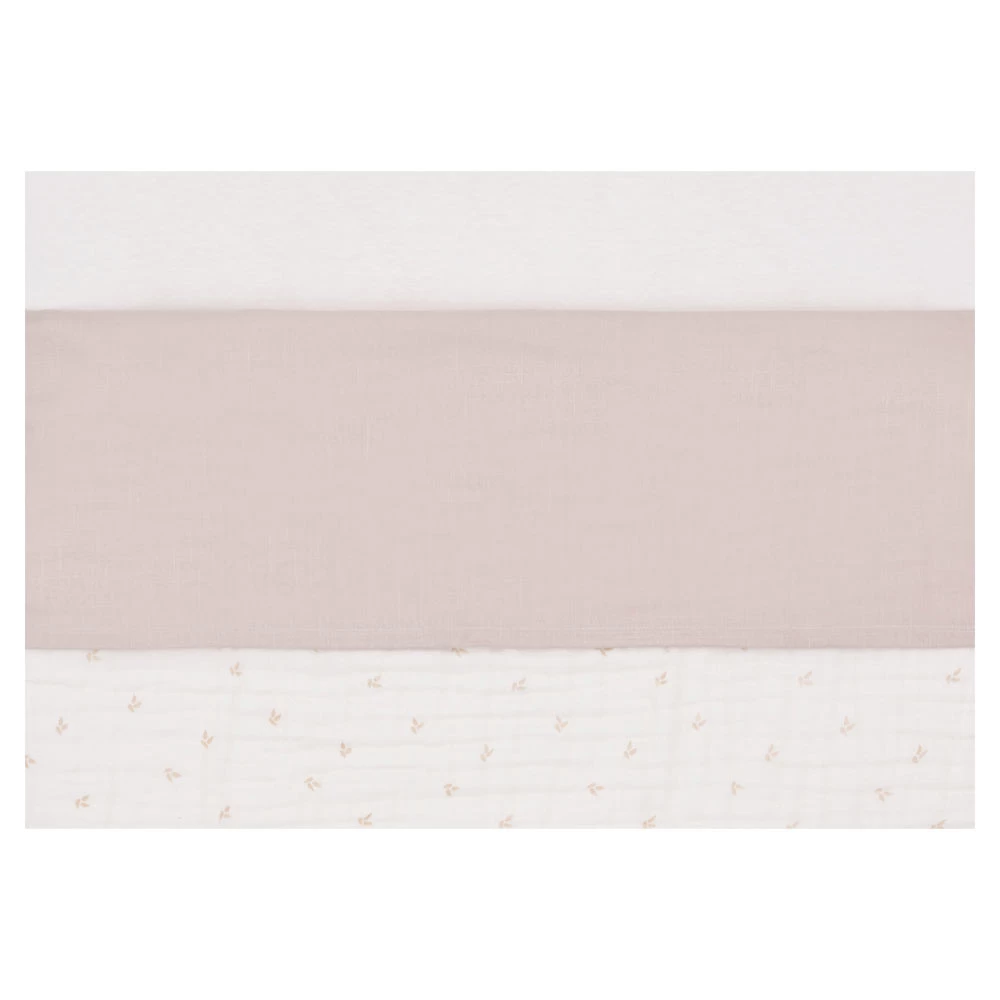 Jollein Ledikantlaken 120 X 150 Cm Slub Nougat 5 Jollein Ledikantlaken 120 X 150 Cm Slub Nougat - Afbeelding 3