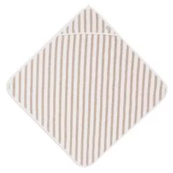 Jollein Badcape 75 X 75 Cm Stripe Terry Olive Green