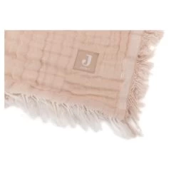 Jollein Ledikantdeken 120 X 120 Cm Fringe Moonstone -Babyproducten Verkoop image 35798