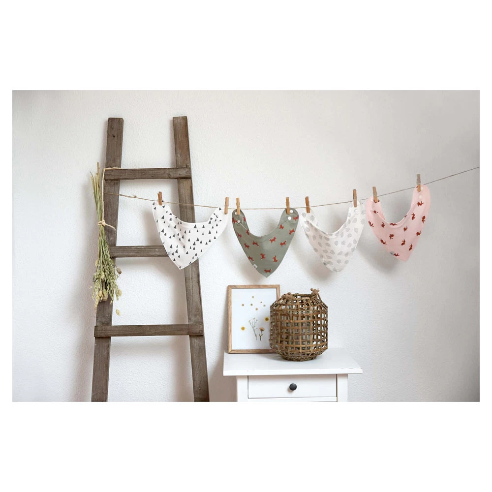 LÄSSIG Laessig Bandana 2 Stuks Little Forest Rabbit 10 LÄSSIG Laessig Bandana 2 Stuks Little Forest Rabbit - Afbeelding 8