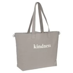 LÄSSIG Laessig Greenlabel Katoenen Statement Shopper Taupe