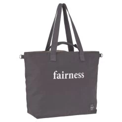 LÄSSIG Laessig Greenlabel Katoenen Statement Shopper Anthracite