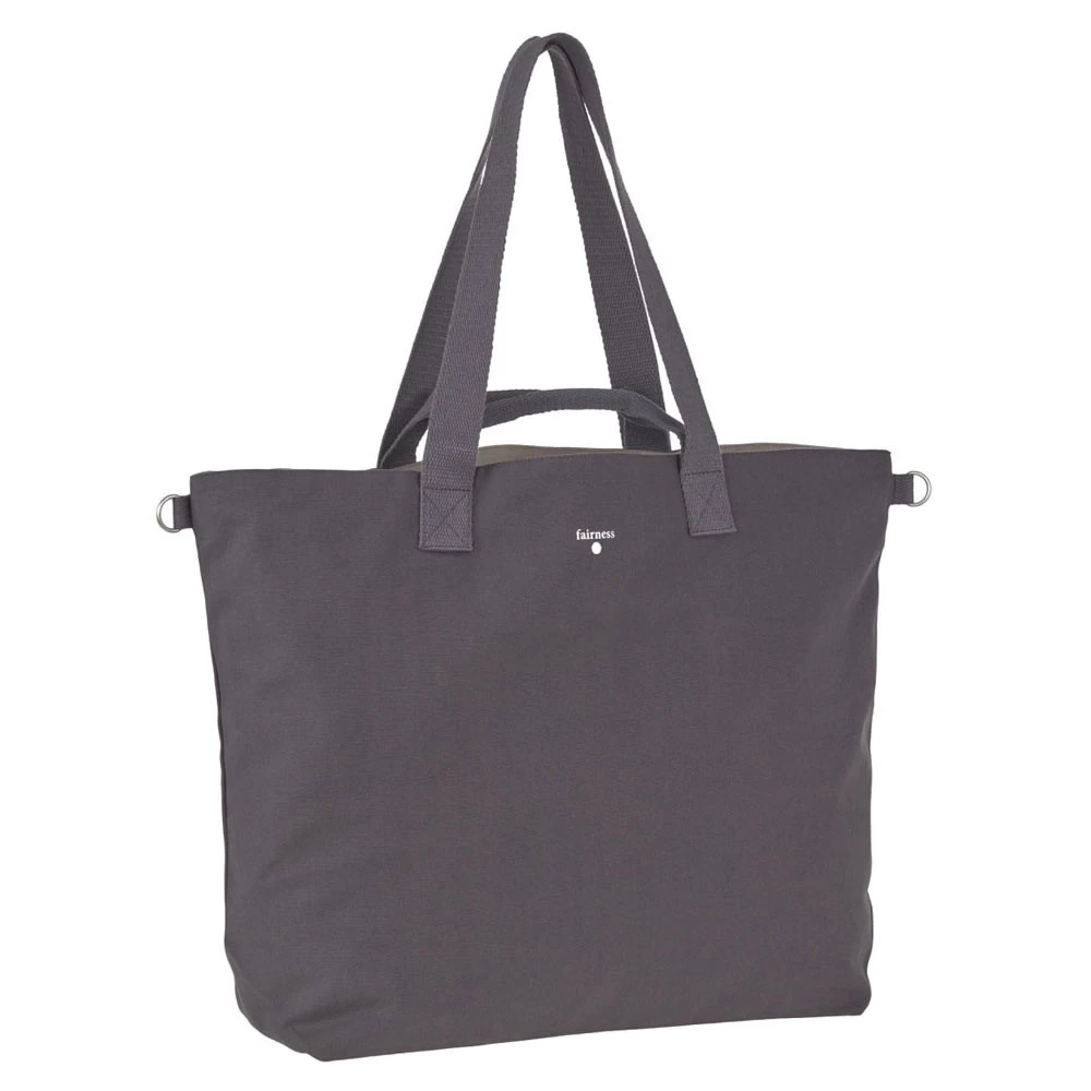 LÄSSIG Laessig Greenlabel Katoenen Statement Shopper Anthracite 8 LÄSSIG Laessig Greenlabel Katoenen Statement Shopper Anthracite - Afbeelding 6