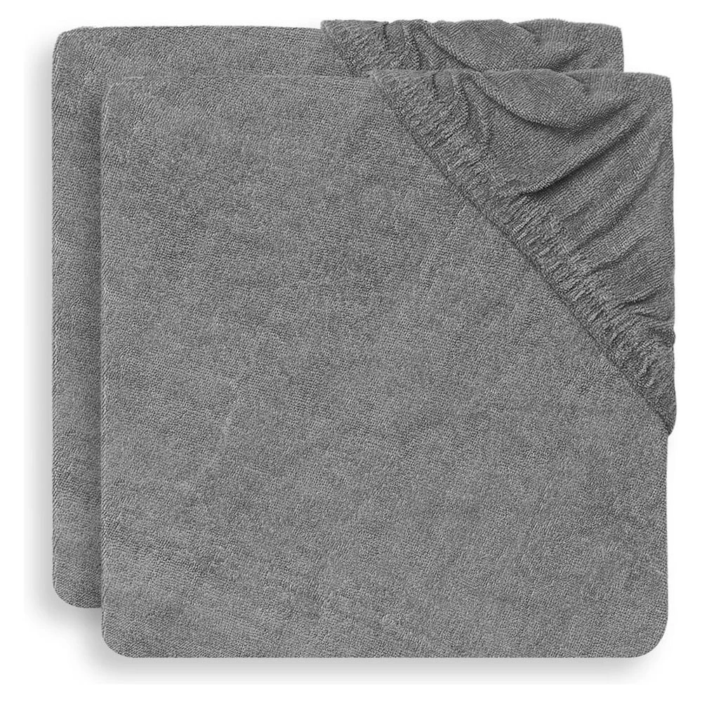 Jollein Aankleedkussenhoes Badstof 75x85cm Storm Grey 2 Pack 3 Jollein Aankleedkussenhoes Badstof 75x85cm Storm Grey 2 Pack