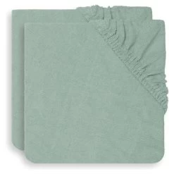Jollein Aankleedkussenhoes Badstof 75x85cm Ash Green 2 Pack