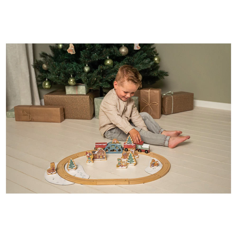 Little Dutch Treinbaan Kerst FSC 5 Little Dutch Treinbaan Kerst FSC - Afbeelding 3