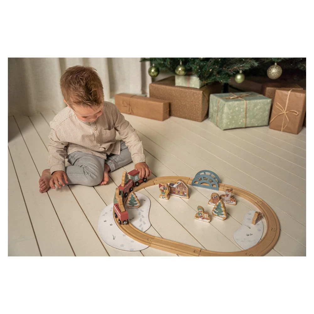 Little Dutch Treinbaan Kerst FSC 7 Little Dutch Treinbaan Kerst FSC - Afbeelding 5