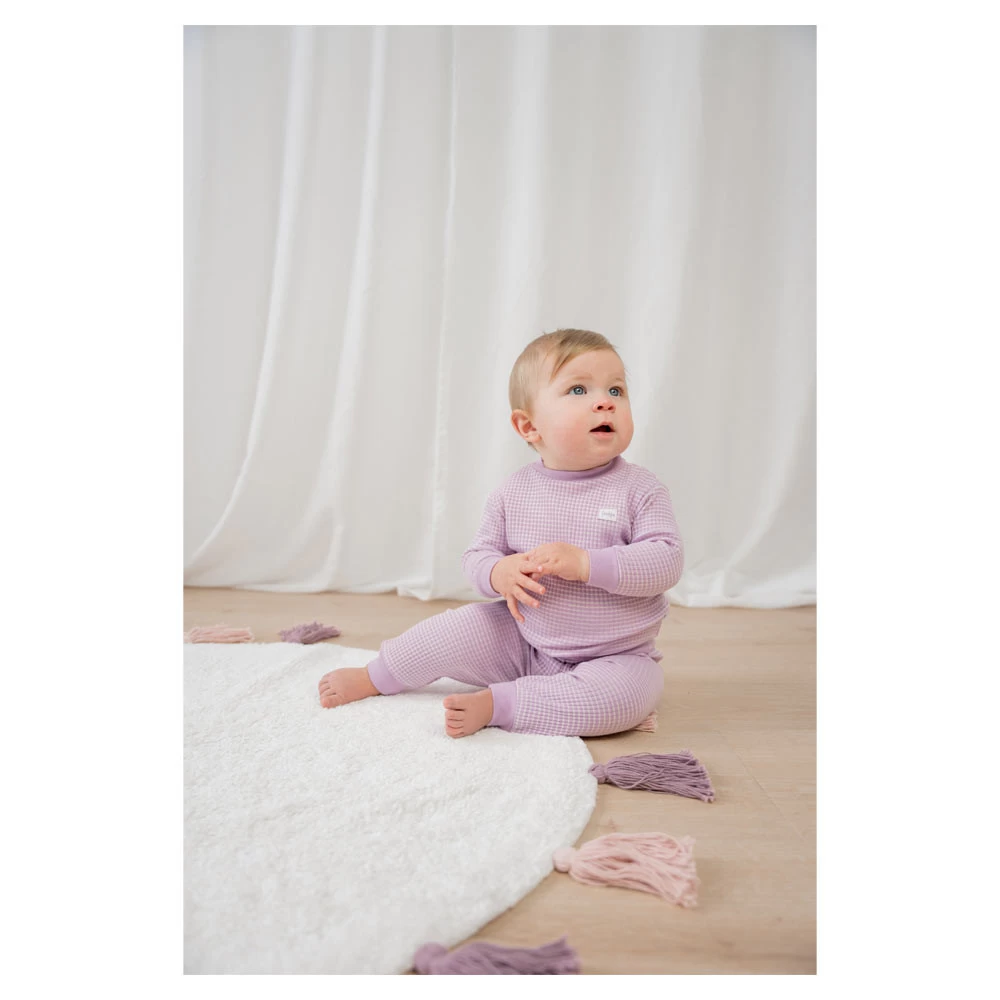Feetje Pyjama Wafel Zomerspecial Lila 4 Feetje Pyjama Wafel Zomerspecial Lila - Afbeelding 2
