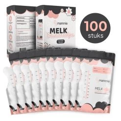 Mammie Moedermelk Bewaarzakjes - 100 Stuks - 300 Ml - BPA Vrij