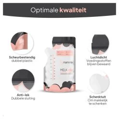 Mammie Moedermelk Bewaarzakjes - 50 Stuks - 300 Ml - BPA Vrij -Babyproducten Verkoop image 36295