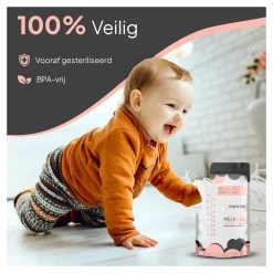 Mammie Moedermelk Bewaarzakjes - 50 Stuks - 300 Ml - BPA Vrij -Babyproducten Verkoop image 36296