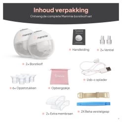 Mammie Dubbele Draadloze Elektrische Borstkolf Handsfree & Draagbaar - BPA-vrij -Babyproducten Verkoop image 36311