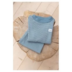 Feetje Pyjama Wafel IJsblauw -Babyproducten Verkoop image 37384