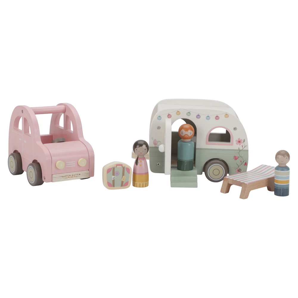 Little Dutch Auto Met Caravan 4 Little Dutch Auto Met Caravan - Afbeelding 2