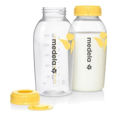 Medela Moedermelkflesje 250ml (2 Stuks) 3 Medela Moedermelkflesje 250ml (2 Stuks)