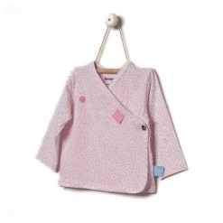 Snoozebaby Overslagshirt Pink Dot