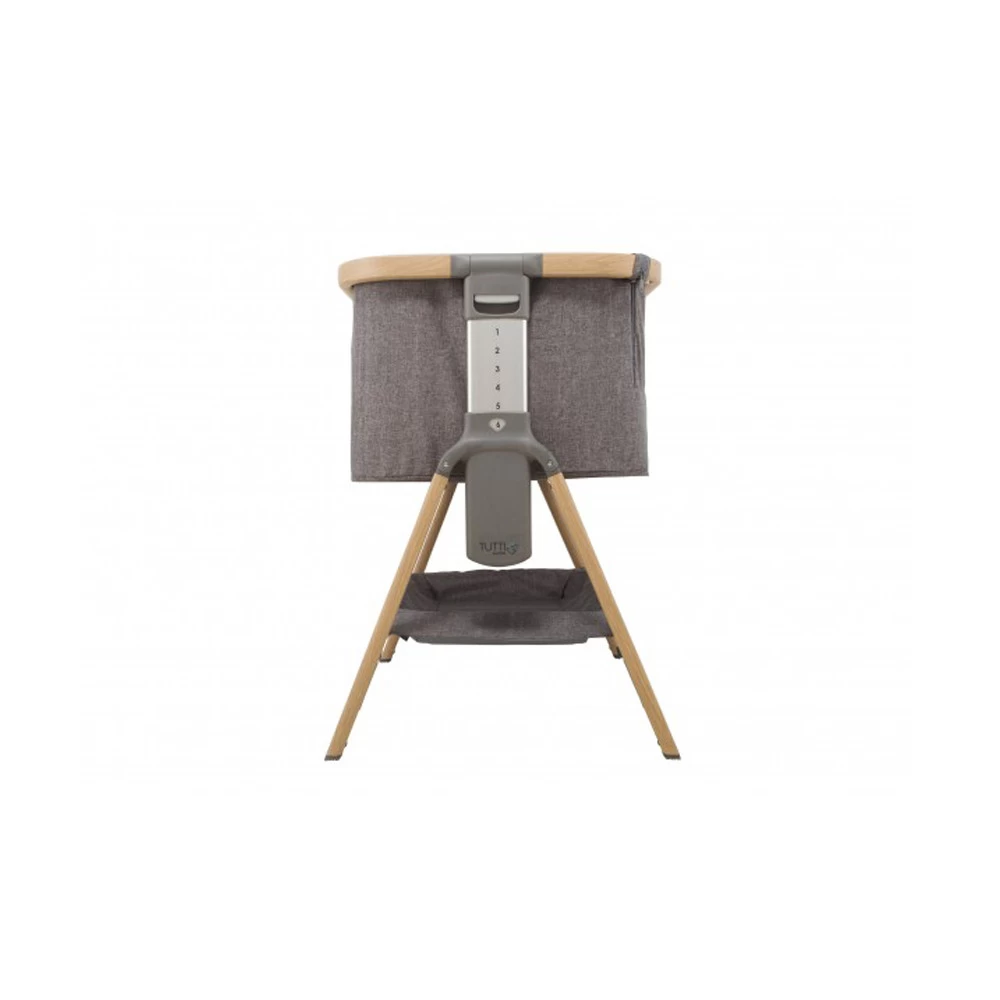 Tutti Bambini CoZee Bedside Crib Oak Charcoal 6 Tutti Bambini CoZee Bedside Crib Oak Charcoal - Afbeelding 4