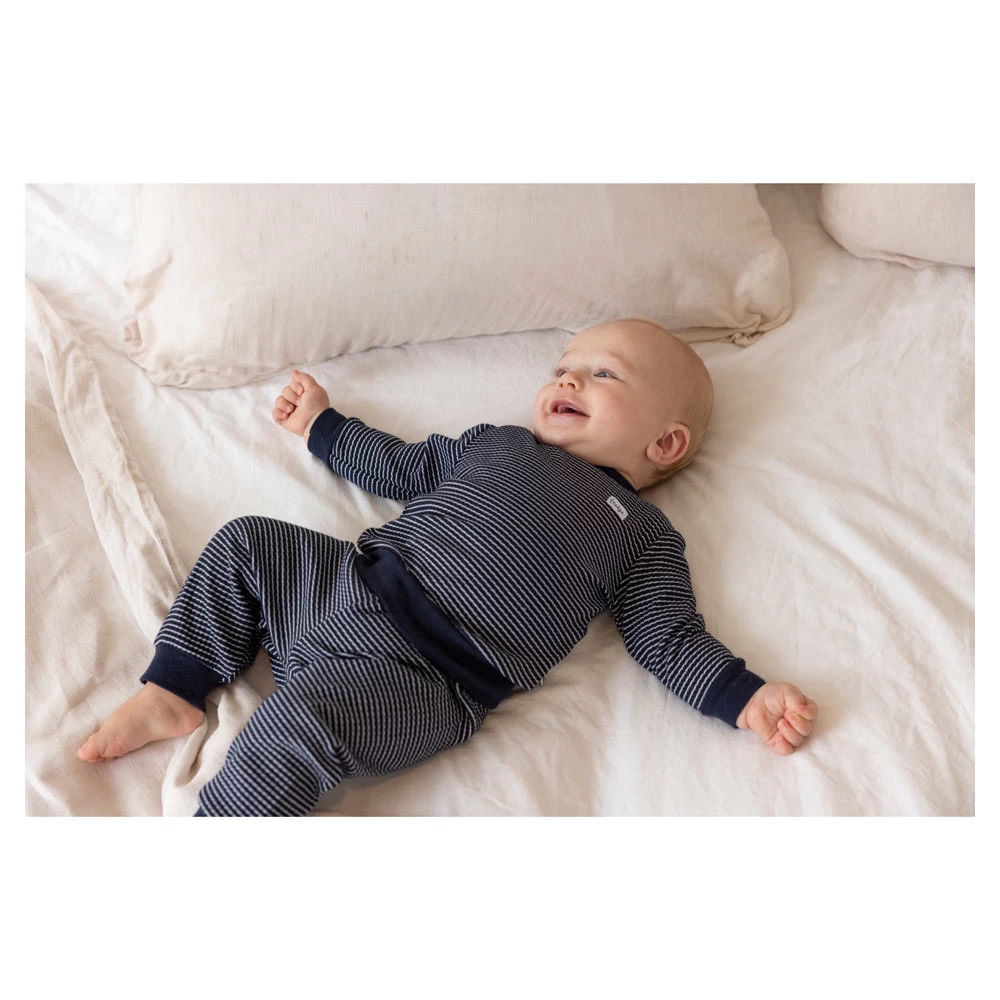 Feetje Pyjama Wafel Royal Blue 4 Feetje Pyjama Wafel Royal Blue - Afbeelding 2